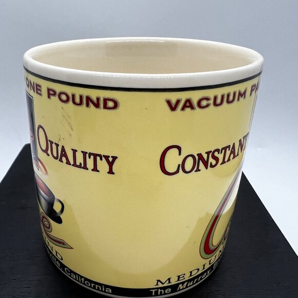 World Market Novelty Coffee Advertising Ceramic Mug Gift Whimsical Tea Kitchen - Picture 6 of 6